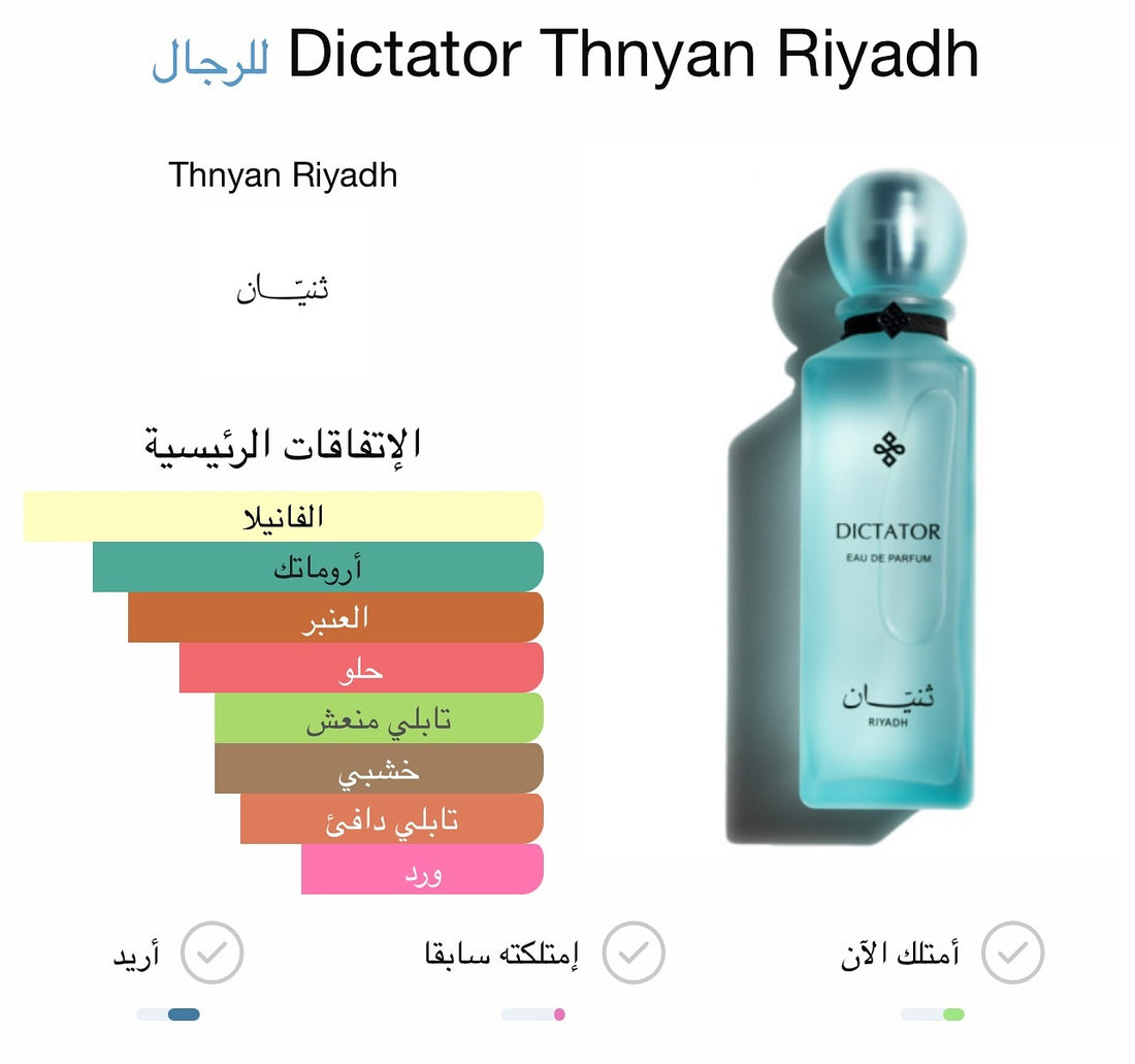 Dictator Thnyan Riyadh for men